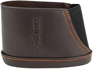 TOURBON Hunting Vintage Genuine Leather Shotgun Stock Adjustable Recoil Pad (Large Size)