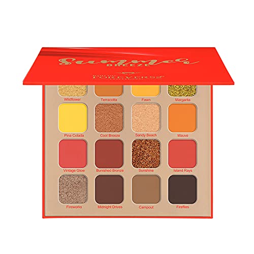 Forever52 Daily Life 16 Color Eyeshadow Palette Summer Breeze Long Lasting And Easy-To-Blend Multicolor Eye Makeup Palette With Flawless Matte Finish Look BRZ004
