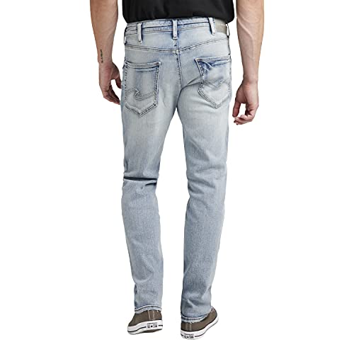 Silver Jeans Co. Women's Big & Tall Eddie Athletic Fit Tapered Leg Jeans3