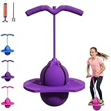 JOYTIX Ballon Sautoir Équilibre Enfant, Pogo Ball avec Poignée, Ballon Sauteur Antidérapan...