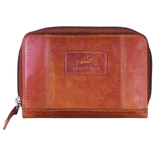 Mancini Ladies' Leather Clutch Wallet (RFID Secure)