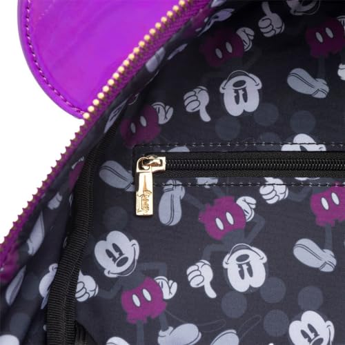 Loungefly Disney Mickey Mouse Holographic Series Womens Backpack - Amethyst4