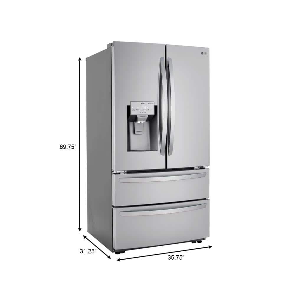 22 cu ft. Smart Counter Depth Double Freezer Refrigerator on Fridge.com