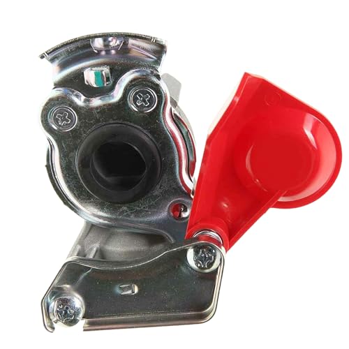 Kioiner Staubkappe, 10 Stück Staubkappe für Kupplungskopf, Ersatzdeckel Kappe für LKW Traktor (5*Gelb & 5*Rot)