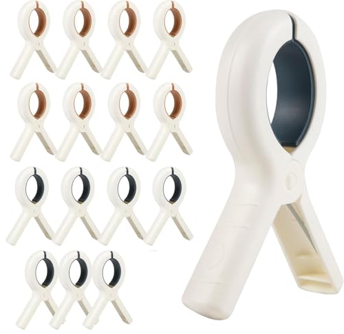 Wäscheklammern Handtuchklammern für Strandliegen Klammern Groß Strandtuch Klammer Wäscheklammer Handtuch Strandtuchklammern Handtuchklammer Badetuch Strandtücher ohne Abdruck Kunststoff Starkem 16pcs