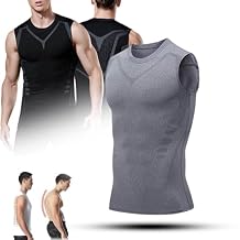 Zemanva,Zemanva Correction Vest,Zemanva Shirt Vest,Tourmaline Posturecorrector Vest, Zemanva Vest XX-Large,Gray