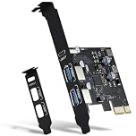 USB C PCIe Card with 20W Power Delivery, USB 3.0 PCI Express Card for Desktop PC Support Windows 10/8/7/XP and Mac OS
