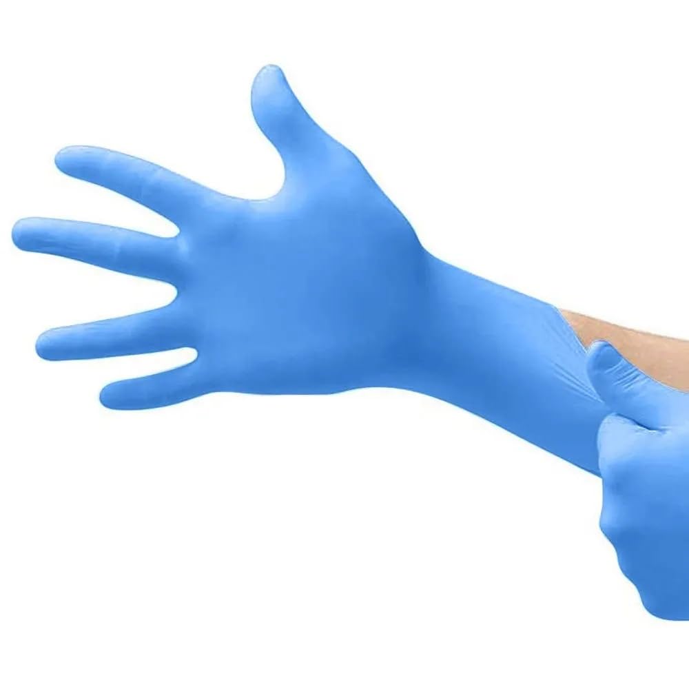 WALDENT Nitrile Medical Disposable Examination Gloves | Non Powdered | Ambidextrous | Tear Resistance (Medium) | Blue | pack of 40 pairs (B09JFWFK37) Amazon Price History, Amazon Price Tracker