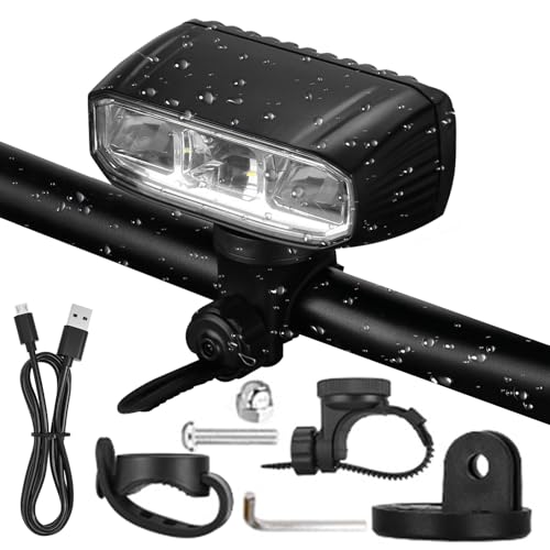 Phare de vélo LED ultra lumineux pour cyclisme de nuit et sécurité sur route