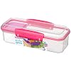Sistema Snack Attack To Go Snack and Dip Container, 13.6 oz