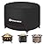 Porch Shield Round Patio Fire Pit Cover Fade Resistant Waterproof Outdoor Firepit Cover 50 inch for Fire Bowl