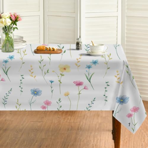 Nappe de table imperméable anti tache lavable 100 x 140 cm - 4