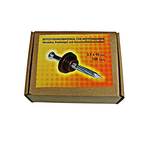 20m Paket Set Noppenbahn Mauerschutz mit Dichtnägel und Schutzleiste Einbaupaket (Noppenfolie 1,5m; 100x Dichtnägel; 20x… – Bild 5