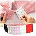 17 pcs Assorted Colors Women 2-Hook 3 Rows Spacing Bra Extender Strap