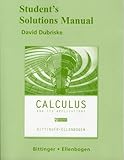 Student Solutions Manual for Calculus and Its Applications
