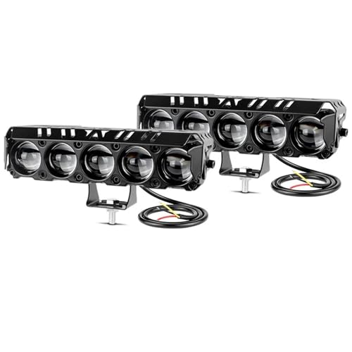 Projecteur LED 5 lentilles pour quad et camion idéal pour les sorties nocturnes en forêt