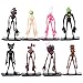 Siren Head Action Figure, 8 PCS Siren Testa Giocattolo, Action Figure Sirenhead Figure Horror Model Cake Topper Decorazioni Mini Bambola Giocattoli per Bambini Regalo di Compleanno