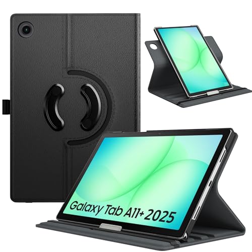 TiMOVO Coque Rotatif pour Samsung Galaxy Tab A11+/A11 Plus 11 Pouces 2025 SM-X230/X236/X238, Coque de Support Rotatif à 90 Degrés, Prise en Charge...