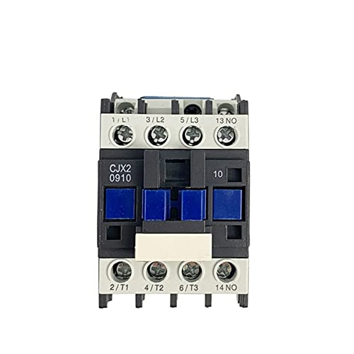AMHIL contactor CJX2-0910 0901 Contacto de Plata 1nc Bobina de Cobre 9a AC contactor Motor Control 2 4v 36v 42v 48v 110v 127v 220v 380v Industrial Electrics (Color : 110v, Size : 1NC)