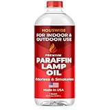 Houswise Premium Liquid Paraffin Lamp Oil for Indoor Use 1 Quart - Indoor Smokeless Odorless Paraffin Oil Fuel for Lamps, Lantern, Candle
