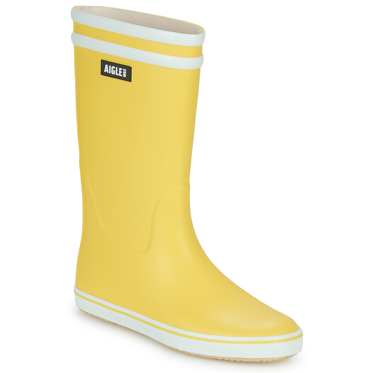Aigle Women's Malouine 2 Wellington Boots, Yellow White, 3.5 UK