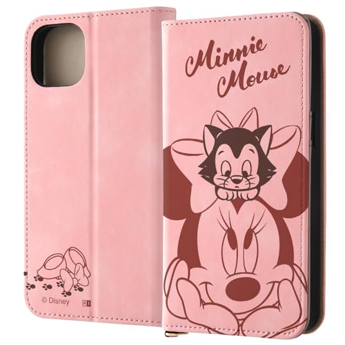 イングレム iPhone 15 Plus用 ケース ミニー ディズニー 手帳型 iPhone15Plus アイフォン15プラス 手帳型ケース レザー 丈夫 ソフト ハード キャラクター かわいい 可愛い カード収納