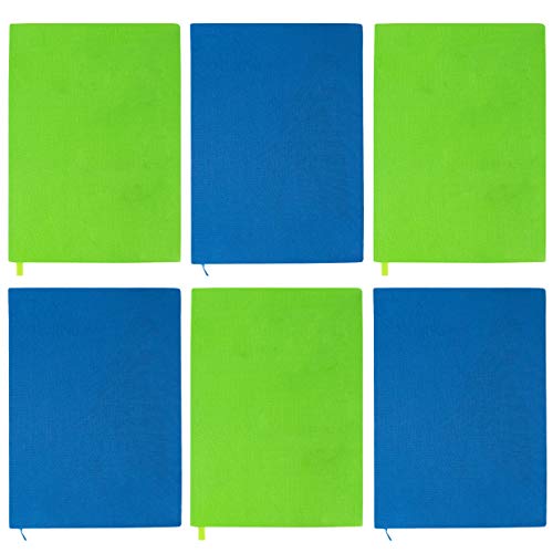 Kraftex Buchhüllen [6er Pack] Elastische Buchhüllen für Hardcover, Paperbacks. Jumbo Buch Socken für Lehrbücher. Waschbar, langlebig, wiederverwendbar mit kostenlosen Aufkleber-Etiketten (Gemischt)