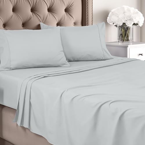 Utopia Bedding Queen Sheet Set - Brushed Microfiber - Soft Bed Sh...