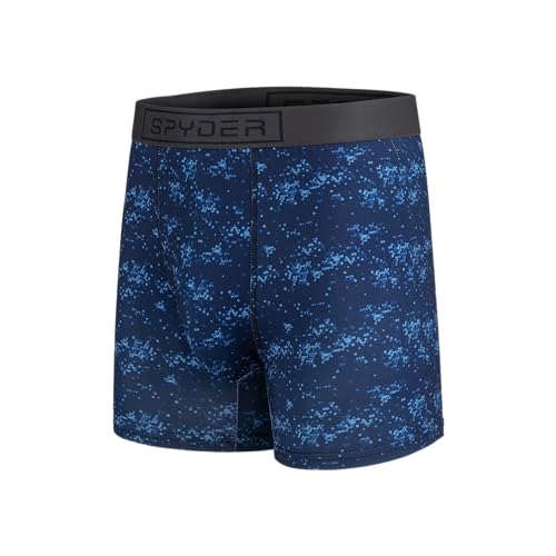 Spyder Mens Boxer Briefs 4 Pack Poly Spandex Performance Boxer Briefs Underwear2