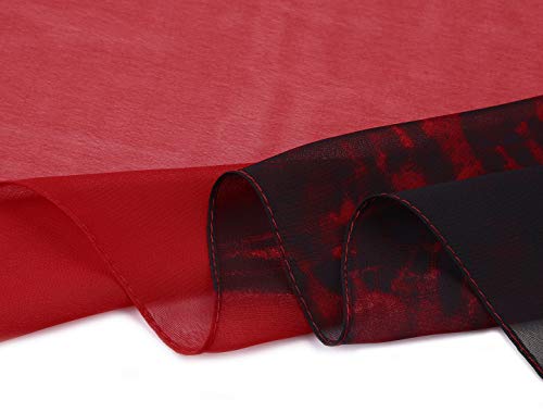 uxcell Long Chiffon Lightweight Scarf Gradient Color Beach Wrap Scarf Spring Summer for Women4