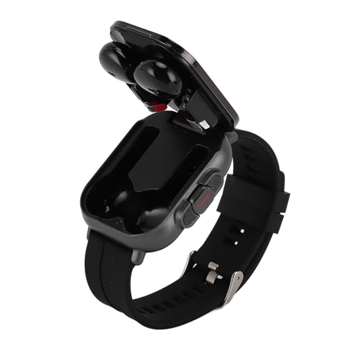 Bonbela Pantalla táctil reloj inteligente con auriculares incorporados 2.01 pulgadas HD pantalla fitness Tracker 24/7 Monitor de ritmo cardíaco Sleep Tracking NFC IP67 para teléfonos inteligentes