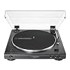 Audio-Technica AT-LP60X Bluetooth Fully Automatic Belt-Drive Turntable (Black) with Vinyl Record Cleaning Kit