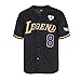 LEGEND 8 LEGACY24 Men's Legend 8 24 Movie Baseball Jersey Stitched (Black, Medium)