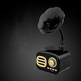 Los parlantes retro tienen un sonido claro para satisfacer sus requisitos de parlantes de alta calidad, perfectos para familias, dormitorios, cocinas, baños, automóviles, fiestas, viajes y más.