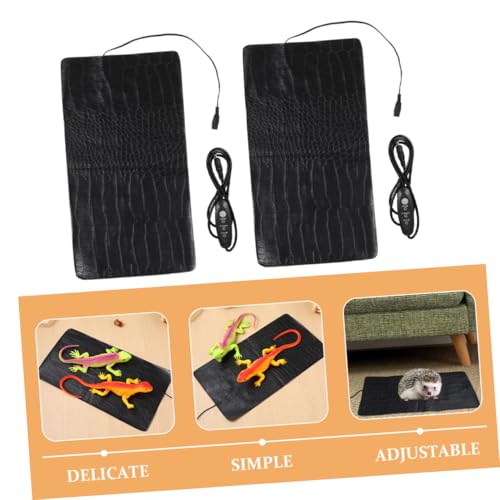 Alfombrilla térmica para mascotas portátil USB 2 piezas miniatura 7