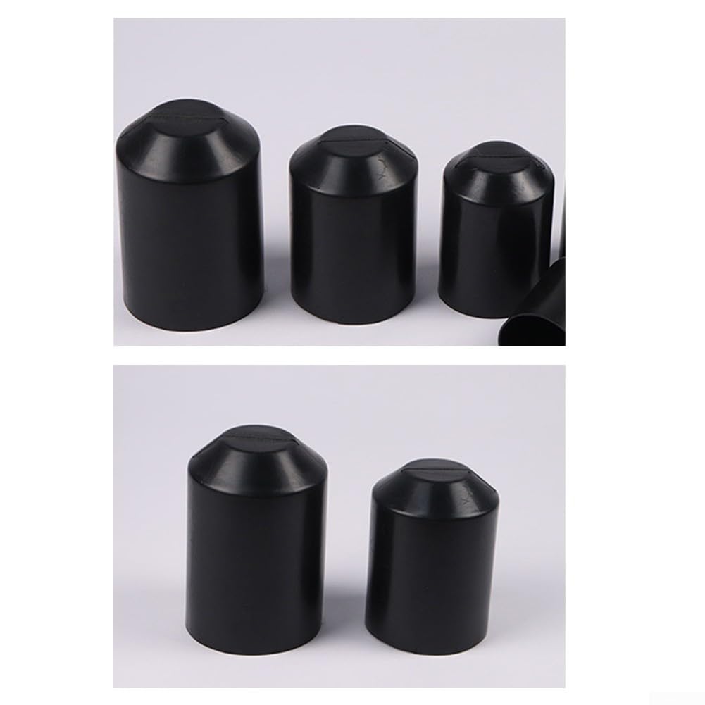 ZYNCUE Extremo termorretráctil forrado – poliolefina, 100 unidades, 15-40 mm de diámetro, 45-60 mm de longitud, 1 mm de pared, para cables de telecomunicaciones y alimentación