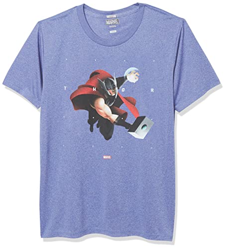 T-shirt Thor Marvel Shapes enfant vêtement garçon haut manches courtes col rond noir