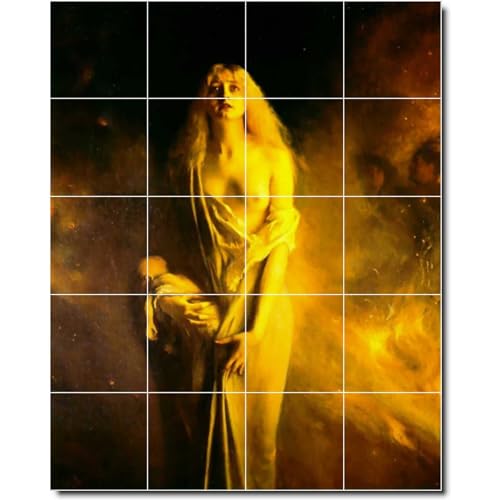 Ceramic Tile Mural-Pascal Dagnan-Bouveret Nudes Floor Tile Mural 1. 17