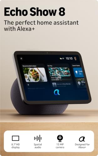 Amazon Echo Show 8, 8.7" HD, Silver - Image 2
