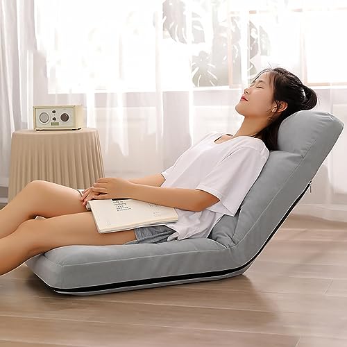 Fauteuil inclinable pliable réglable de sol pour lecture et jeu - 4