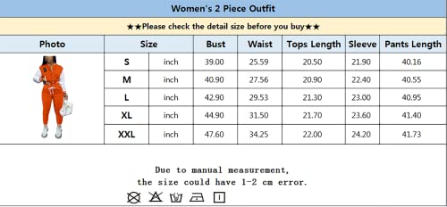 Fooullaide Womens 2 Piece Outfits Varsity Jacket Set Letter B Crop Tops Baseball Jacket Sweatsuit Jogging Sweatpants Tracksuits #TOP6