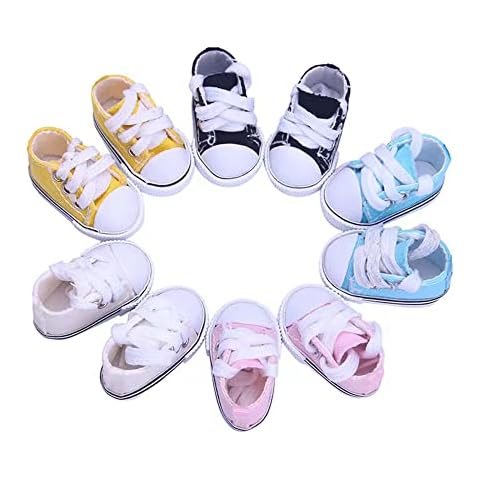 YIJING Doll Accessories,Five Pair 18 Inch America Doll's Shoes,Suitable for 18 inch Doll,Best Gift for Girl Cover