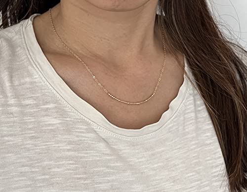 Custom Gold Fill Morse Code Necklace Also In Silver #TOP2