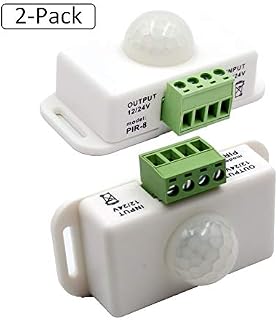 Samxu PIR Infrared Motion Sensor Detector, DC 12V~24V Strip Light Motion Sensor Switch