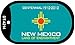 SMART BLONDE New Mexico State Blank Novelty Metal Dog Tag Necklace DT-4214