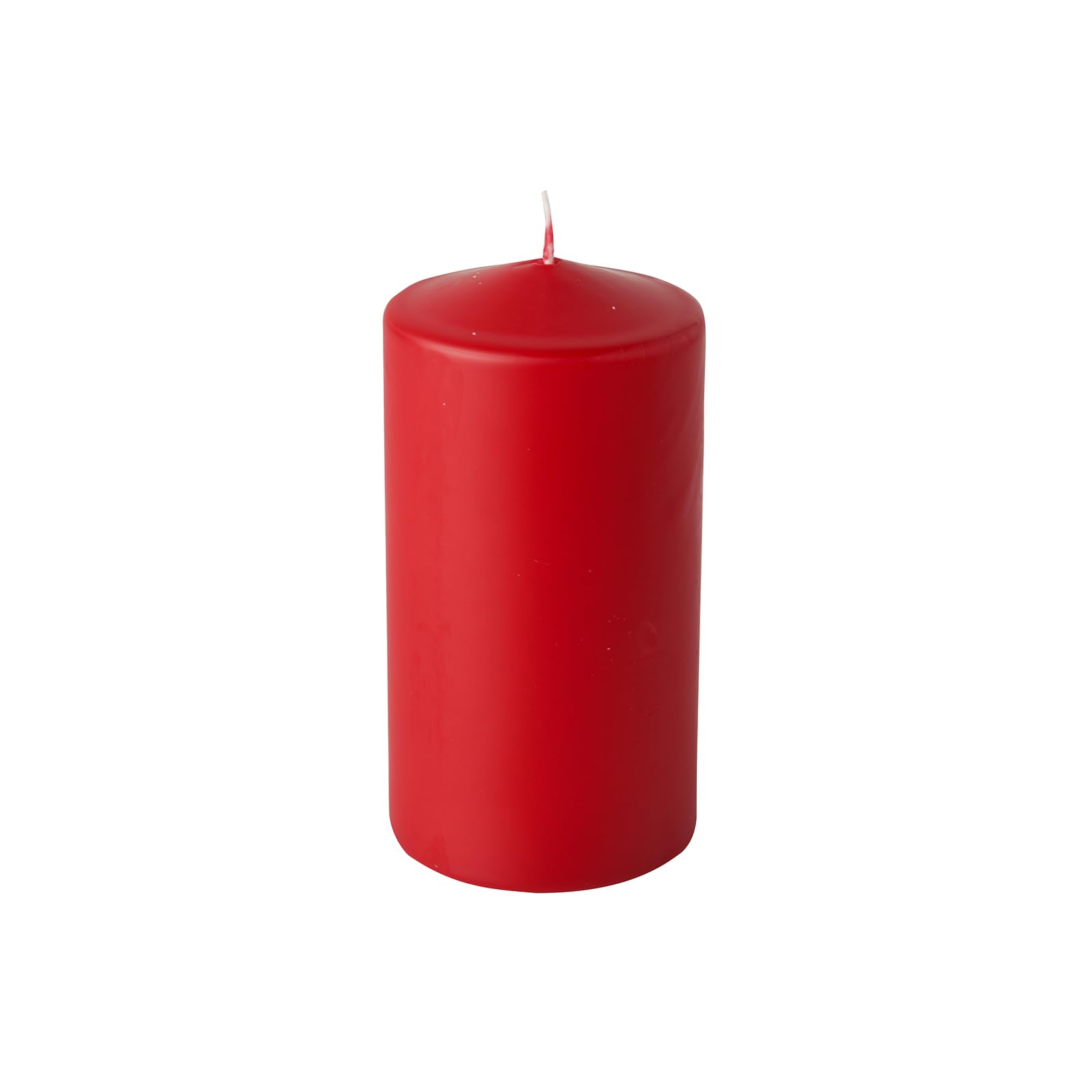 6 Stumpenkerzen Ø 60 mm · 115 mm rot (4 x 6 = 24 Stück)