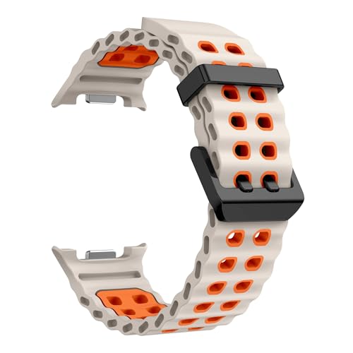 [XGYOMVB] Watch 8 Classic�Ή��X�|�[�c�o���h 2�F �ʋC�� �\�t�g�X�g���b�v Watch 8 Correa�p(D-orange,Galaxy 8 40mm)