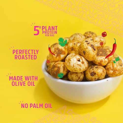Image of Taali Roasted Makhana | 60 gm (Pack of 6) | Tikka Masala | 100% Vegatarian | Gluten Free, No Cholesterol, No Trans-Fat