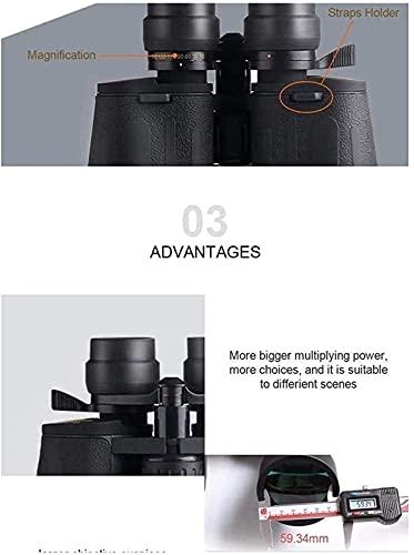 Binoculares ópticos con visión nocturna micro-light e impermeabilidad total para observación 6