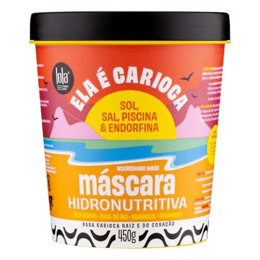 Lola Cosmetics Ela é Carioca Sol, Sal, Piscina & Endorfina Máscara Hidronutritiva 450g Lola